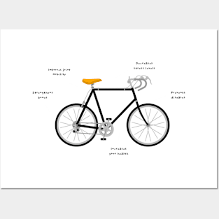 Bike Benefits Posters and Art